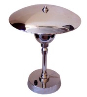 Nickel American Art Deco Lamp