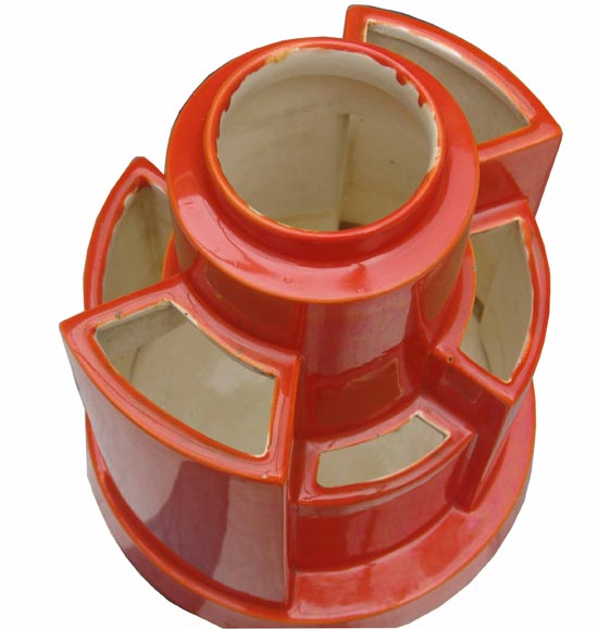 Boch Freres Multi Level Vase