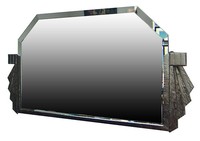 French Art Deco Drape Mirror