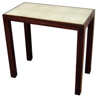 Macassar Ebony and Shargrin Table