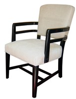 Pair of American Art Deco Streamline Armchairs