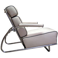 Gilbert Rohde Adjustable Recliner Lounge Chair