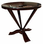 Table with Black Glass Top