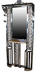 Wrought Iron and Aluminum Hall Tree