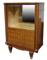 Jules Leleu French Art Deco Marquetry Vitrine