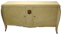 Parchment Sideboard Attributed to Andre Arbus