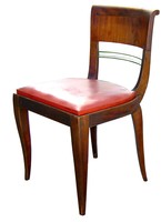 Six French Art Deco Dining Chairs