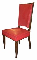 Eight Jules Leleu French Art Deco Chairs
