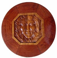 French Art Deco Face Table