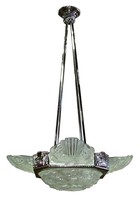 Leleu Art Deco Chandelier