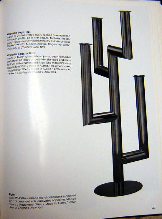 Pair Hagenauer Candlesticks