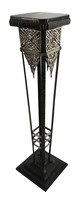 American Art Deco Wrought Iron Jazz Age Pedestal or Plant Stand
