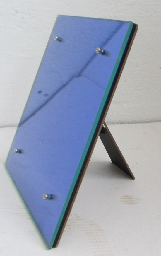 American Art Deco Table Cobalt Picture Frame