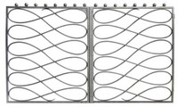 Pair of French Art Deco Wrought Iron Gates in the Style of Subes