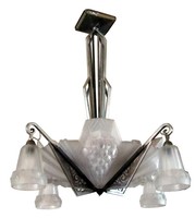 Atelier Petitot French Art Deco Chandelier