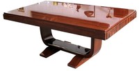 French Art Deco Rosewood Dining Table