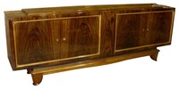 French Art Deco Brazilian Rosewood Sideboard Buffet