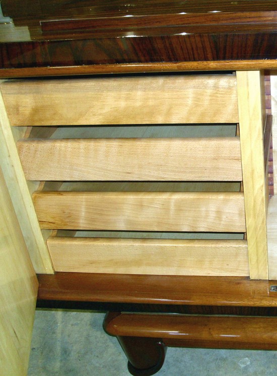 French Art Deco Brazilian Rosewood Sideboard Buffet