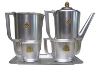 Lurelle Guild Five Piece American Art Deco Breakfast Set