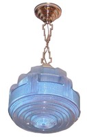 Blue Glass Ceiling Light