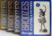 BRONZES Sculptors and Founders Volumes 1 - 4 by Harold Berman