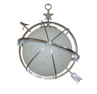 AMERICAN ART DECO CEILING LIGHT WITH ARROW