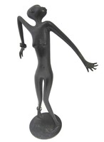 Hagenauer Austrian Art Deco Bronze Dancing Lady