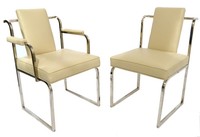 Donald Deskey American Art Deco Chair and Armchair