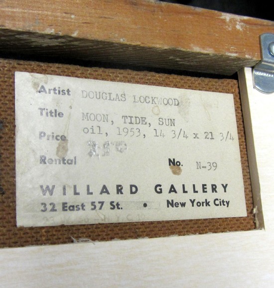 Rare DOUGLAS LOCKWOOD Oil on Board Painting