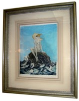 Louis Icart French Art Deco Etching