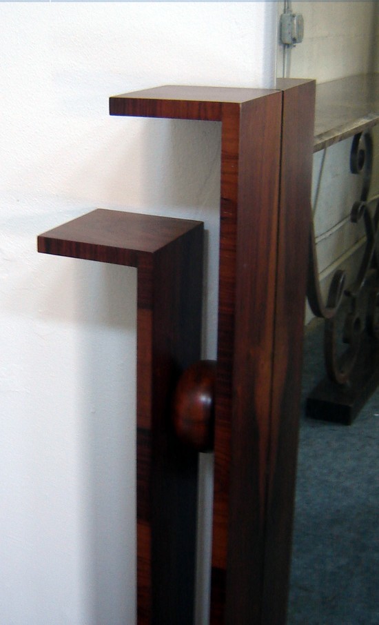 French Art Deco Asymmetrical Cheval Mirror