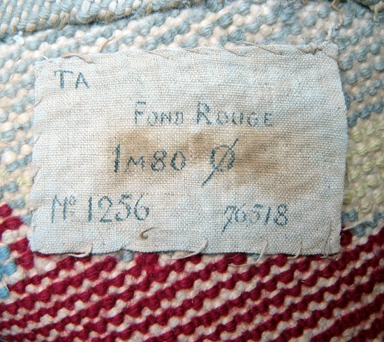 French Art Deco Round Carpet in the Style of Paule Leleu