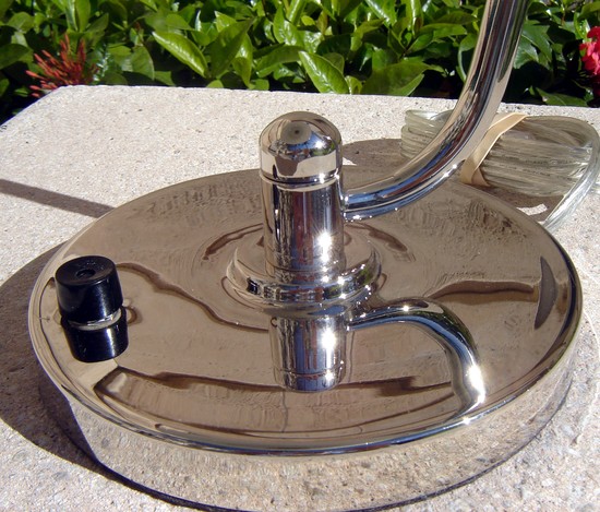 Markel American Art Deco Dual Cone Table Lamp