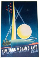 1939 Art Deco World’s Fair Poster - Binder