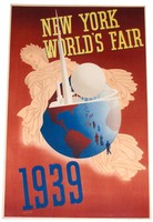 1939 Art Deco World’s Fair Poster - Atherton