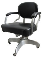 American Art Deco Industrial Executive Desk Chair