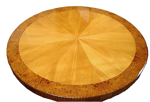 French Art Deco Lemonwood Center or Coffee Table