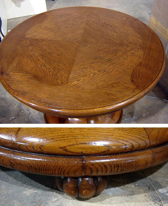 French Oak Center Table