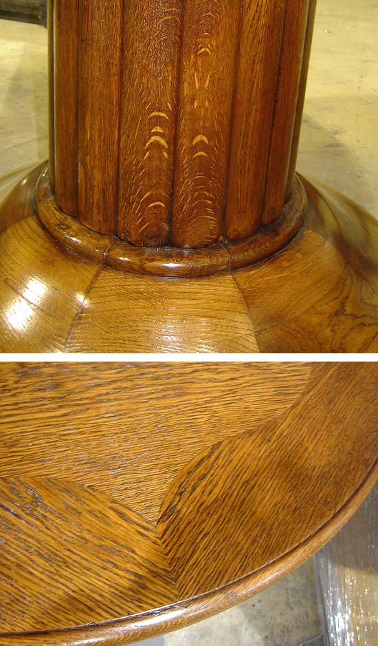 French Oak Center Table