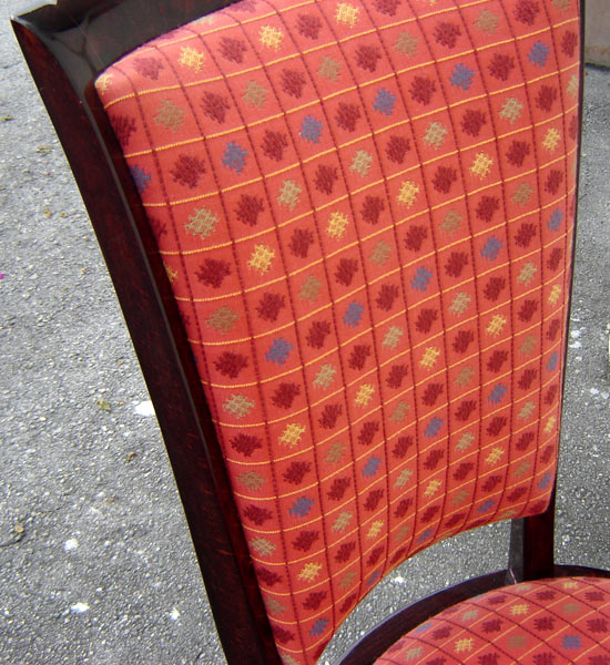 Pair French Art Deco Side Chairs