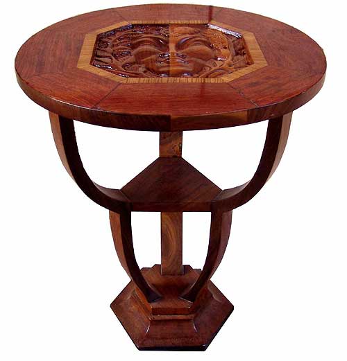 French Art Deco Face Table
