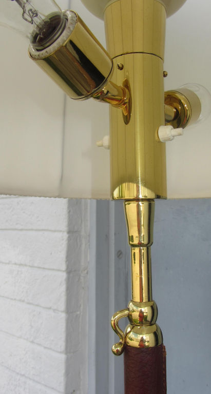 Jacques Adnet French Mid Century Design Floor Lamp