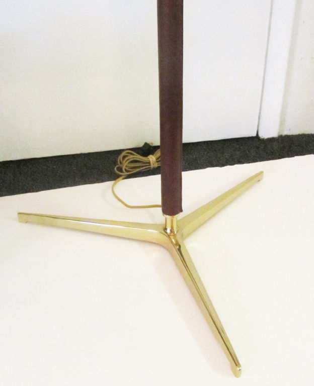 Jacques Adnet French Mid Century Design Floor Lamp
