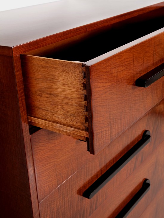 American Art Deco Five Drawer Chest by Modernage, New York