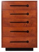 American Art Deco Five Drawer Chest by Modernage, New York