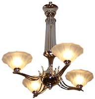 Glass Rods Chandelier