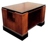 Rare and Important American Art Deco Library Table by Paul Frankl