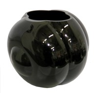 George Sakier American Art Deco Vase in Ebony 1930