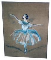 Gir Pastel Dancer White Blue Dress