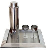 Norman Bel Geddes American Art Deco Cocktail Set